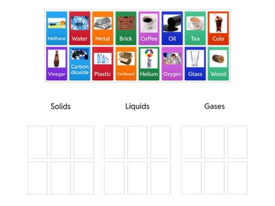  Solid, liquid and gas - materials 