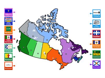 Canada's Map (Provinces and Territories)