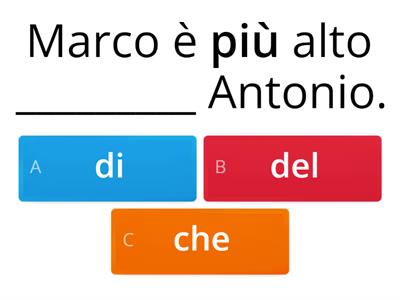 I comparativi