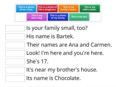 Roadmap A1 - 2A Grammar 2 (Possessive ’s, I /my, you /your)