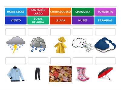 VOCABULARIO " EL OTOÑO"