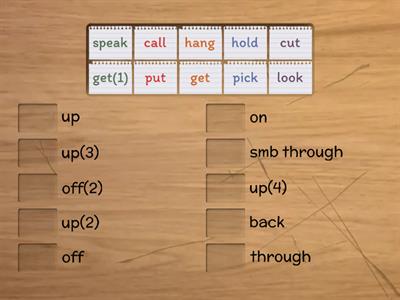 Insight Elem Unit 9 Phrasal verbs