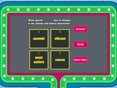 Quiz Wonders of the world Vocabulary