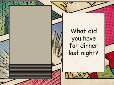 Past simple questions - Conversation