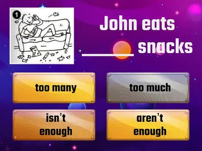 too much / too many / enough 