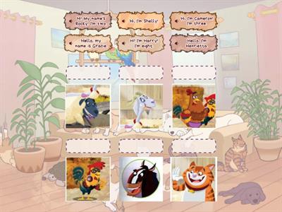 Power Up 1 Characters