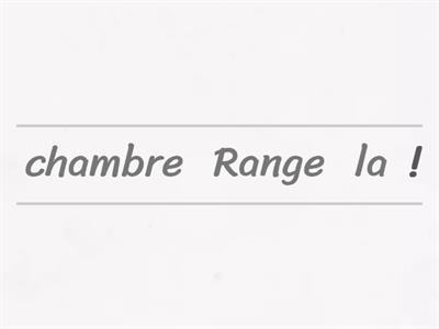 Year 8 French (Imperatives) 