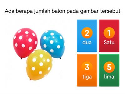 Menghitung jumlah balon