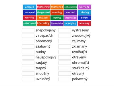 Adjectives -ED vs. -ING