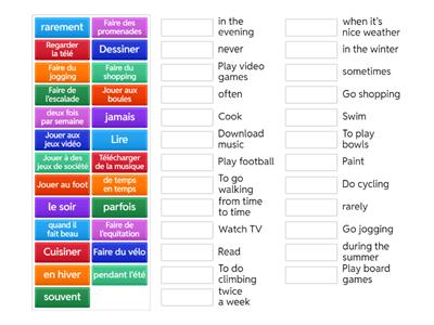 French Free-Time Activities