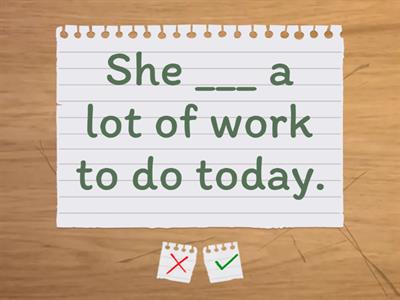 Grammar: Be, Do, or Have auxiliary and main verbs 2 (Intermediate plus 10A)