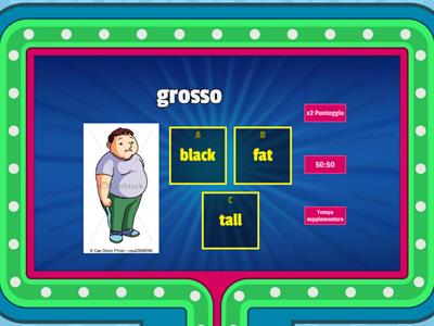 Aspetto fisico-inglese