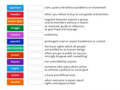 World Changemaker Vocabulary Practice 