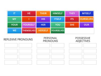 REFLEXIVE PRONOUNS