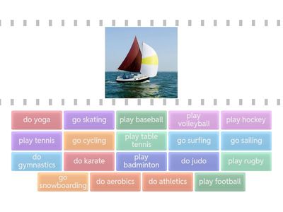 Sports collocations   go// play // do