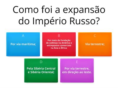 Império Russo e CEI 9° ANO