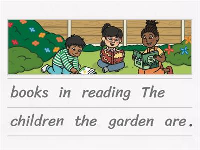 Colourful Semantics - Who, What doing, what, where.