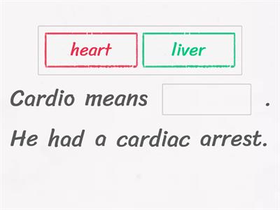 Barton 10.9 Medicine - learn the terms teaching Part 1