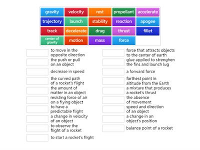 Rocket Vocabulary 1