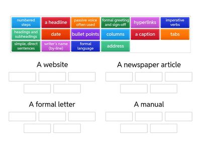 Language features Level 1