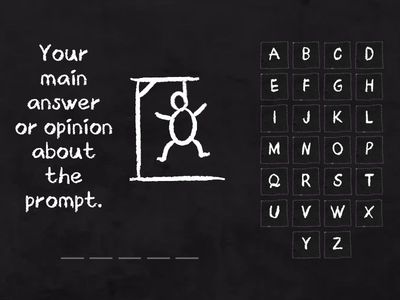 Hangman WIDA Writing