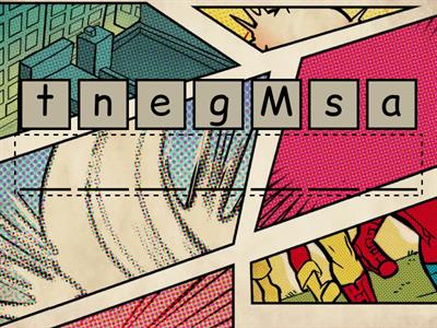 P2 Science Spelling Test