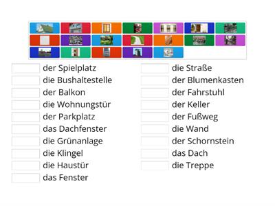 Begegnungen A1 S.174 A8  Was gehört zu dem Haus?