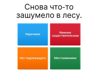 подлежащее