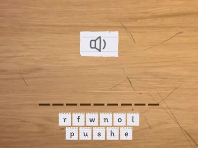 Nature words - Listen and write