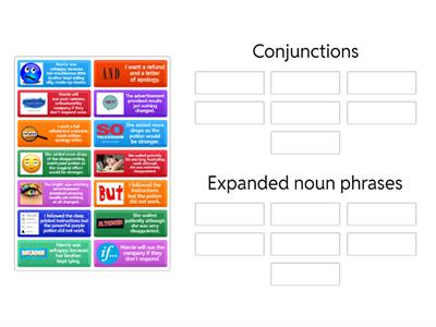 Conjunctions Vs. Expanded Noun Phrases