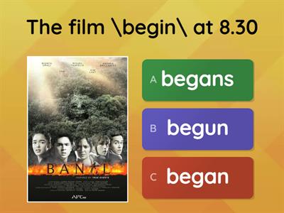 Flyers A2- irregular verbs