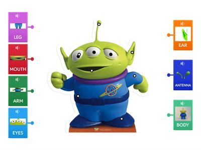 TOY STORY - MARTIAN BODY PARTS