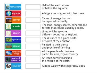 Our Planet 9th grade