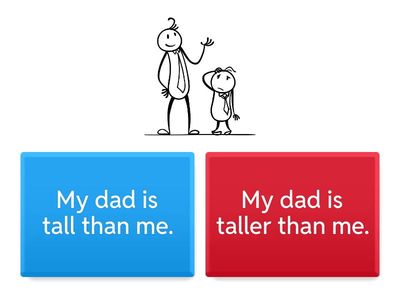 Bigger and smaller (Comparatives)