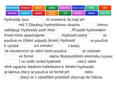 CH8_VÝZNAMNÉ HYDROXIDY