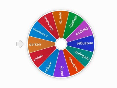 TUẦN 5 - Spin & Write: Verb Challenge!