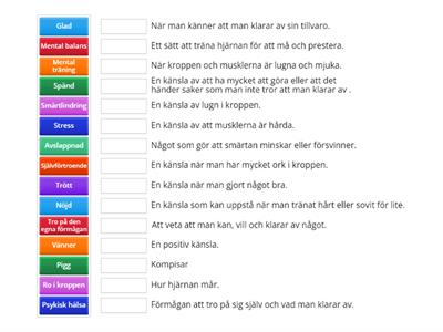 MENTALA EFFEKTER AV OLIKA TRÄNINGSFORMER