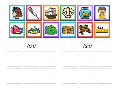 Digraph Sort /ch/ vs. /sh/