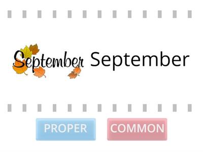 Proper and Common Nouns