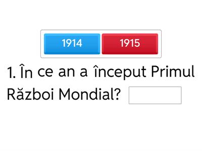 Participarea României la Primul Război Mondial