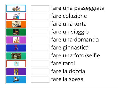 Fare - locuzioni 