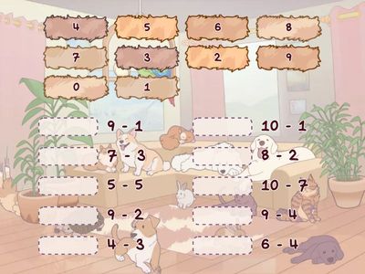 Matematika SVP - Odčítání v oboru do 10