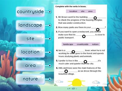 Formative 1 vocabulary 3a