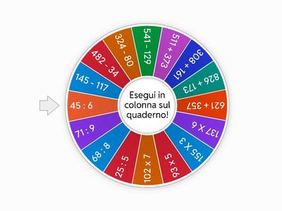 Operazioni in colonna