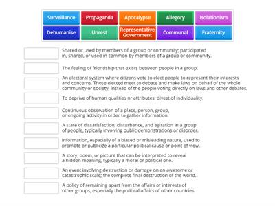 Dystopian Vocab #2