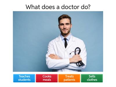 Occupation Quiz for Grade 5