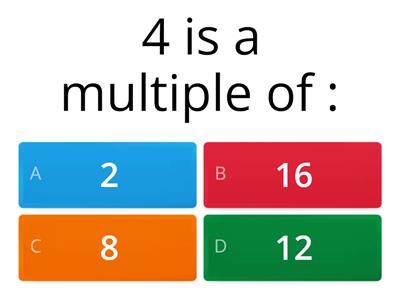 Multiples and LCM 