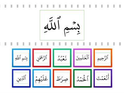 SURAH AL-FATIHAH PENDIDIKAN ISLAM TAHUN 1 