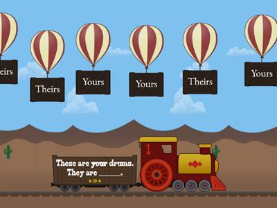 Possessive Pronouns (balloons)