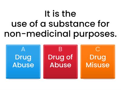 Concepts of Drug Education